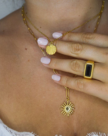 Golden Shell Necklace